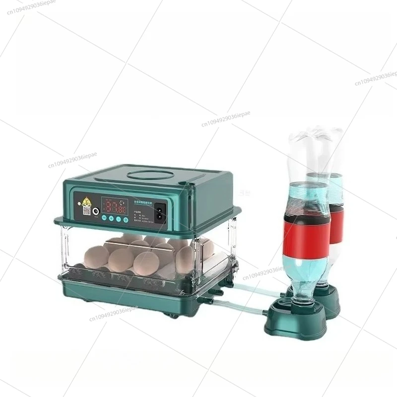 

Small household fully automatic intelligent incubator for chicken, duck, goose, dove, parrot eggs with high survival rate