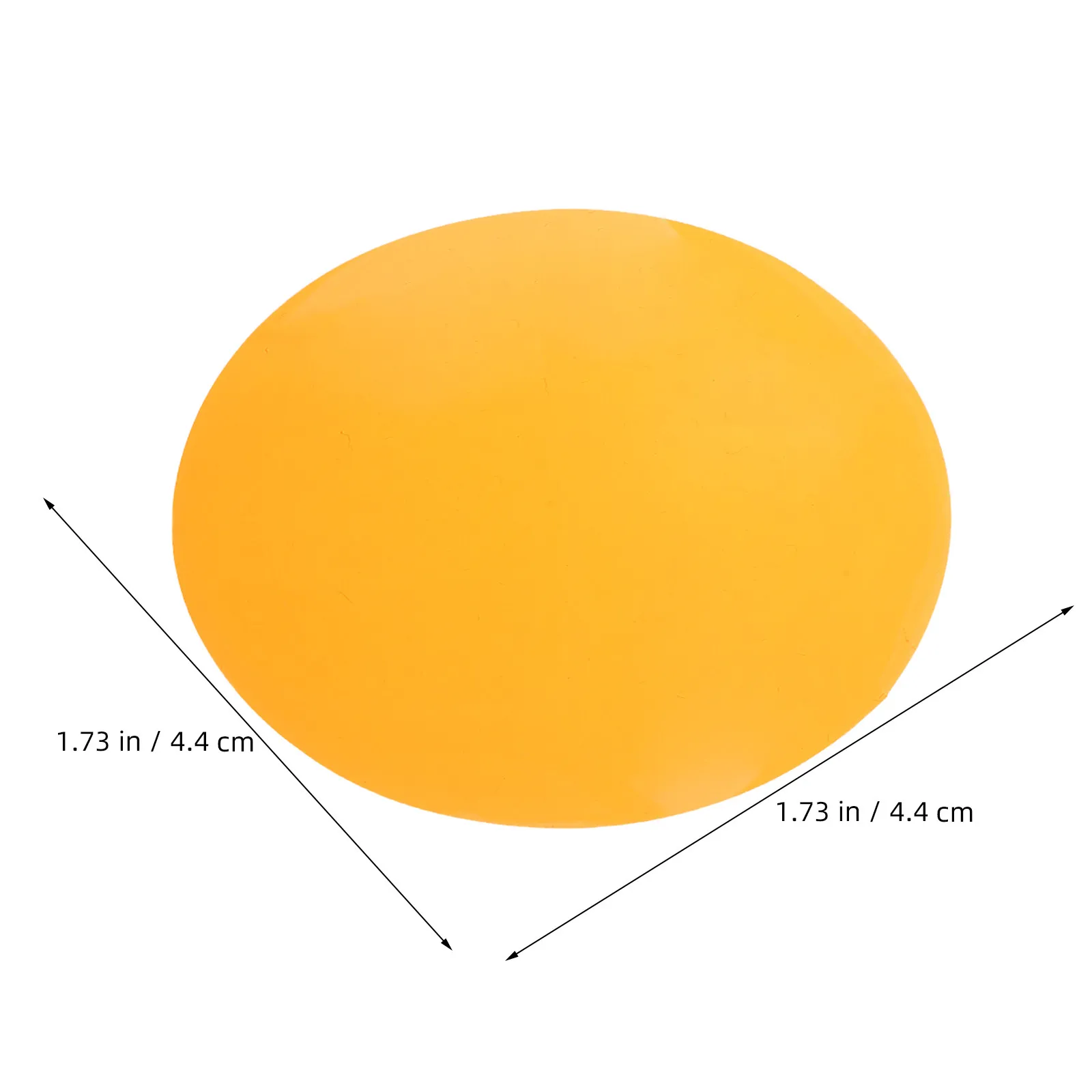 30Pcs Self Adhesive Warm Light Filter Film 1.7 Inch Round Colored Sheets LED Lighting Diffuser for Ceiling Lights Recessed