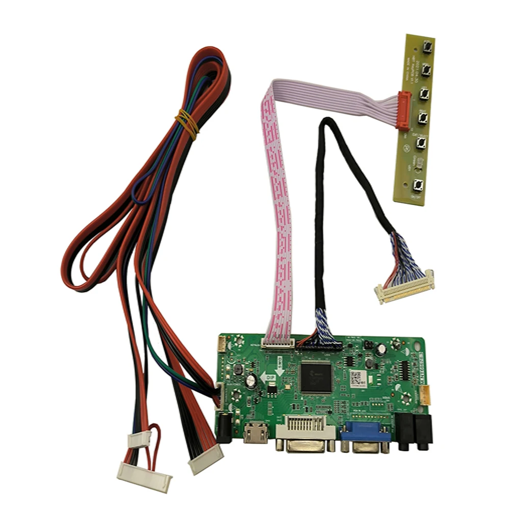 24Inch Monitor Kit For LM240WU2-SLB3 LM240WU2(SL)(B3) LM240WU2-SLB4 HDMI+DVI+VGA LCD LED Screen Controller Driver Board