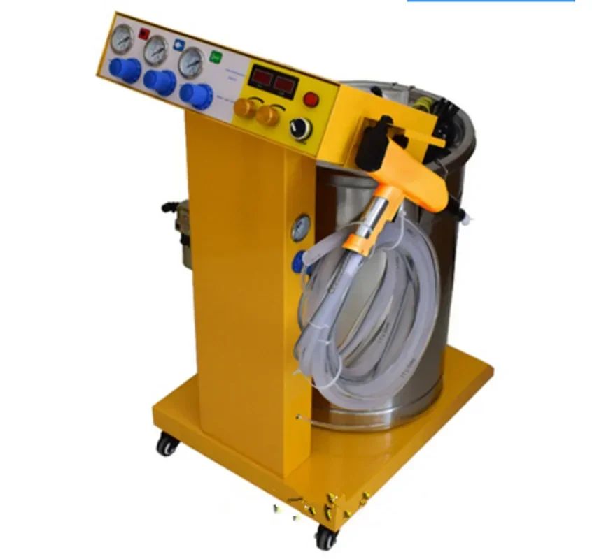 Experiment System Smart Portable Powder Paint  Electrostatic Powder Coating Machine with Electrostatic  Coating Test Gun