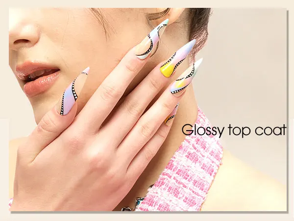 Schnelle Nachfüllung Venalisa Diamond Top Coat Long Wear Anti-Yellow TPO FREE HEMA FREE Top Coat Soak Off UV/LED No Wipe Tempered Top – Detail 1