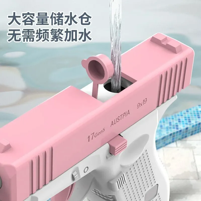 2023 1 Pcs The Glock Water Gun Rococo Syringe Pump Handgun Toys Pistol Boy N Girl Shooter Manual Repeated Air Hung Refill Funny