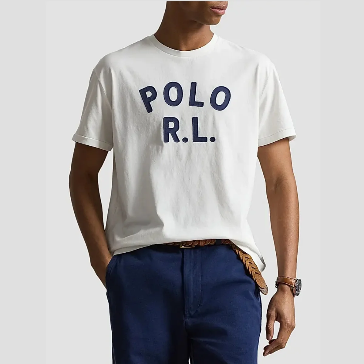 2026 Polo Classic-Fit Logo T-Shirt mit Grafikdruck Hochwertiger Luxus Unisex-Stil für Damen und Herren – Detail 4
