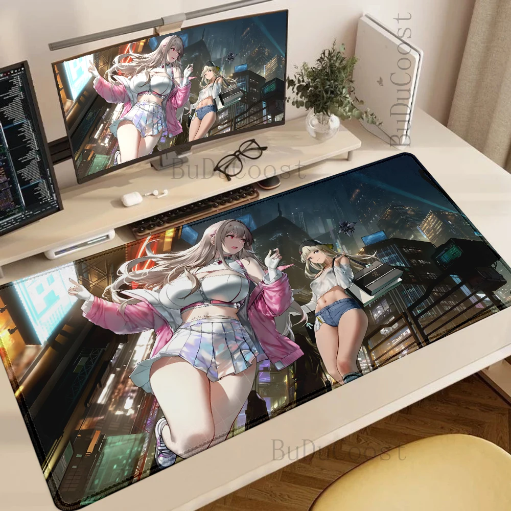 

NIKKE The Goddess Of Victory 400x900 electronic sports Rubber Mousepad Locking PC Computer Office XXL HD Printing Desk Mouse Pad