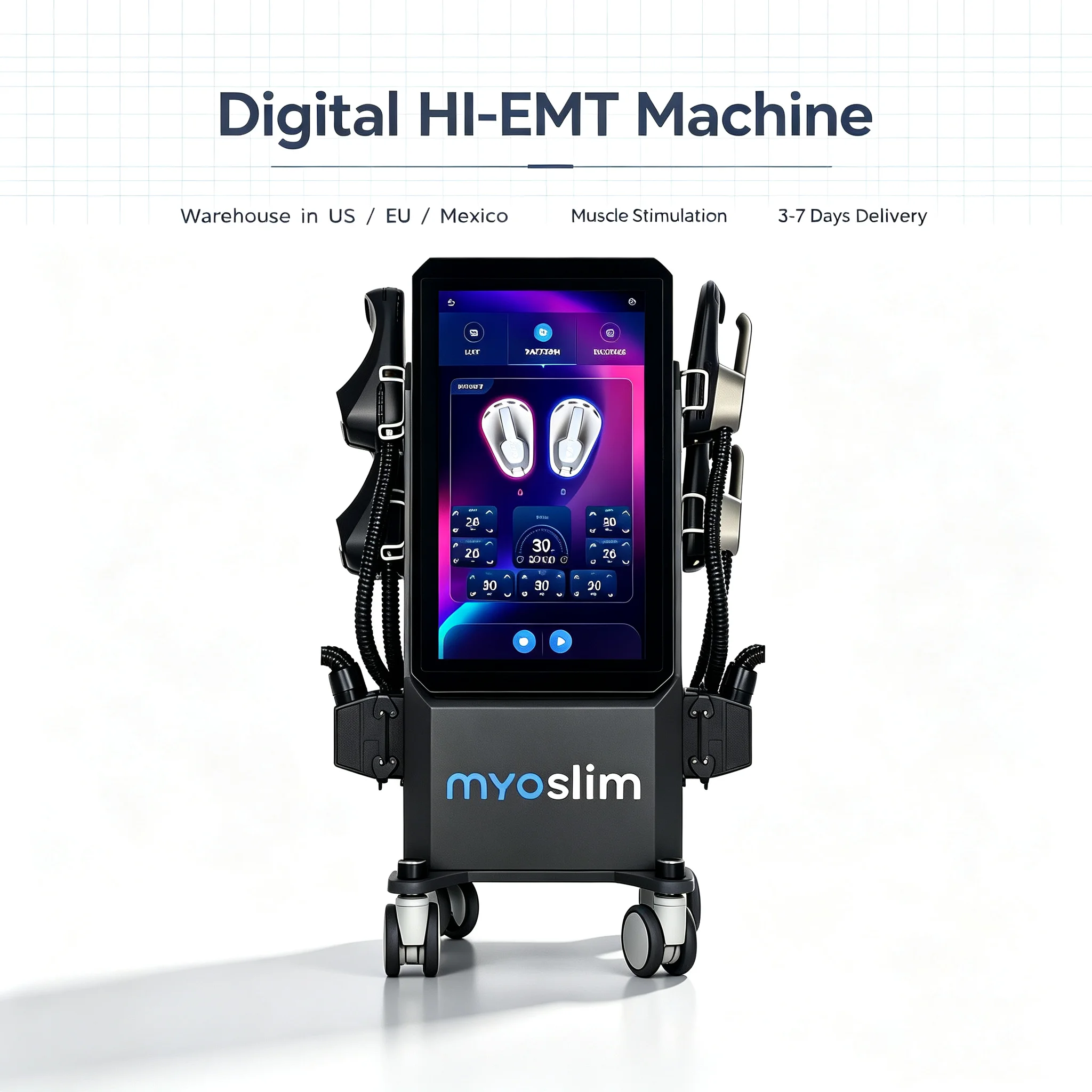 6500W MYOslim EMSZERO Ultra NEO Pelvic Stimulator New Upgrade EMS HI-EMT RF Nova Sculpt Device Core Muscle Building Salon