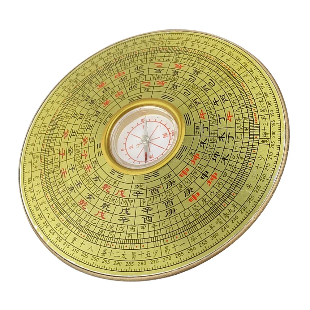 

Tray Portable Compass Travel Chinese Zodiac Bagua Alloy Supplies Outdoor