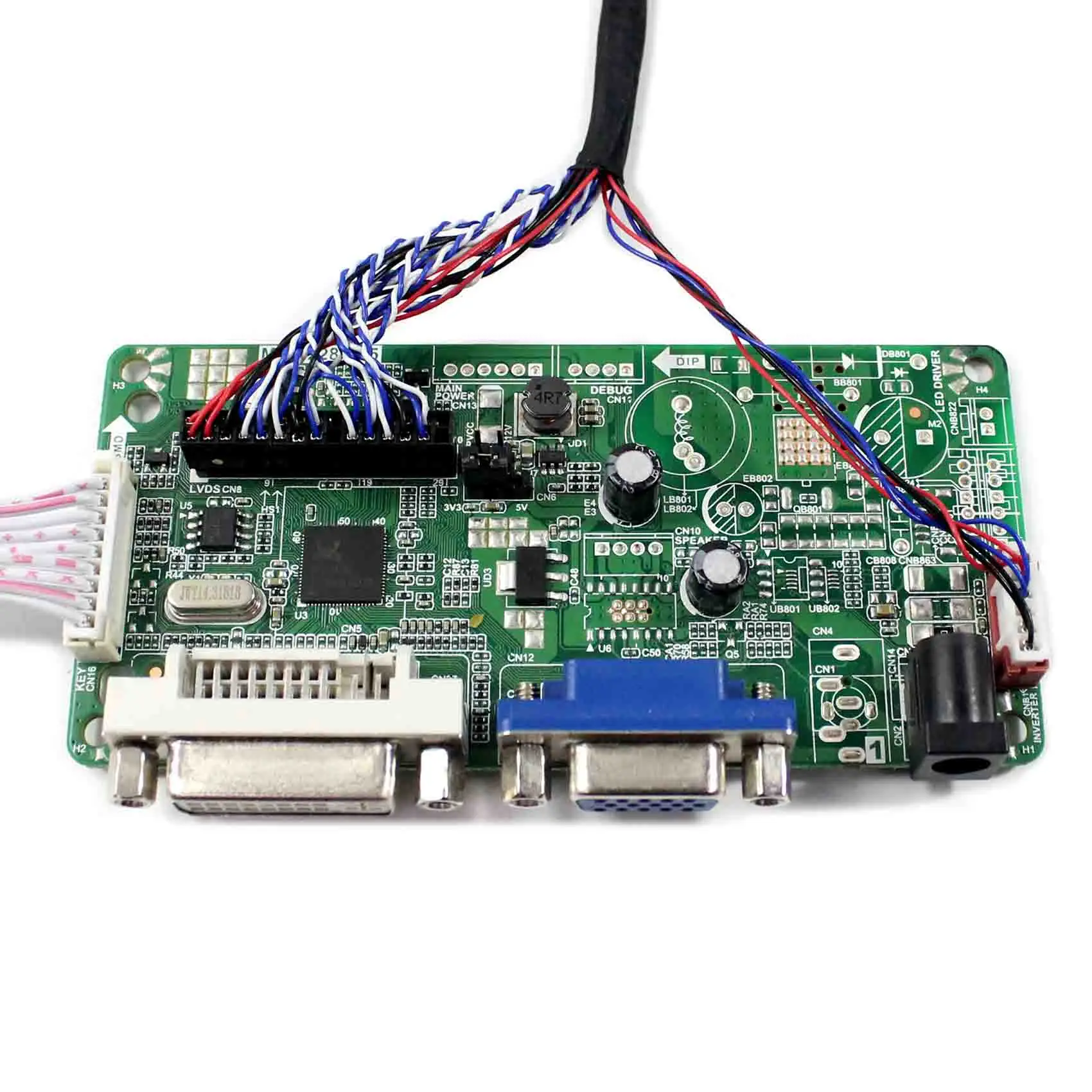 Плата контроллера ЖК-дисплея DVI VGA с 15,6-дюймовым ЖК-дисплеем B156HW01 LP156WF1 N156HGE 1920*1080