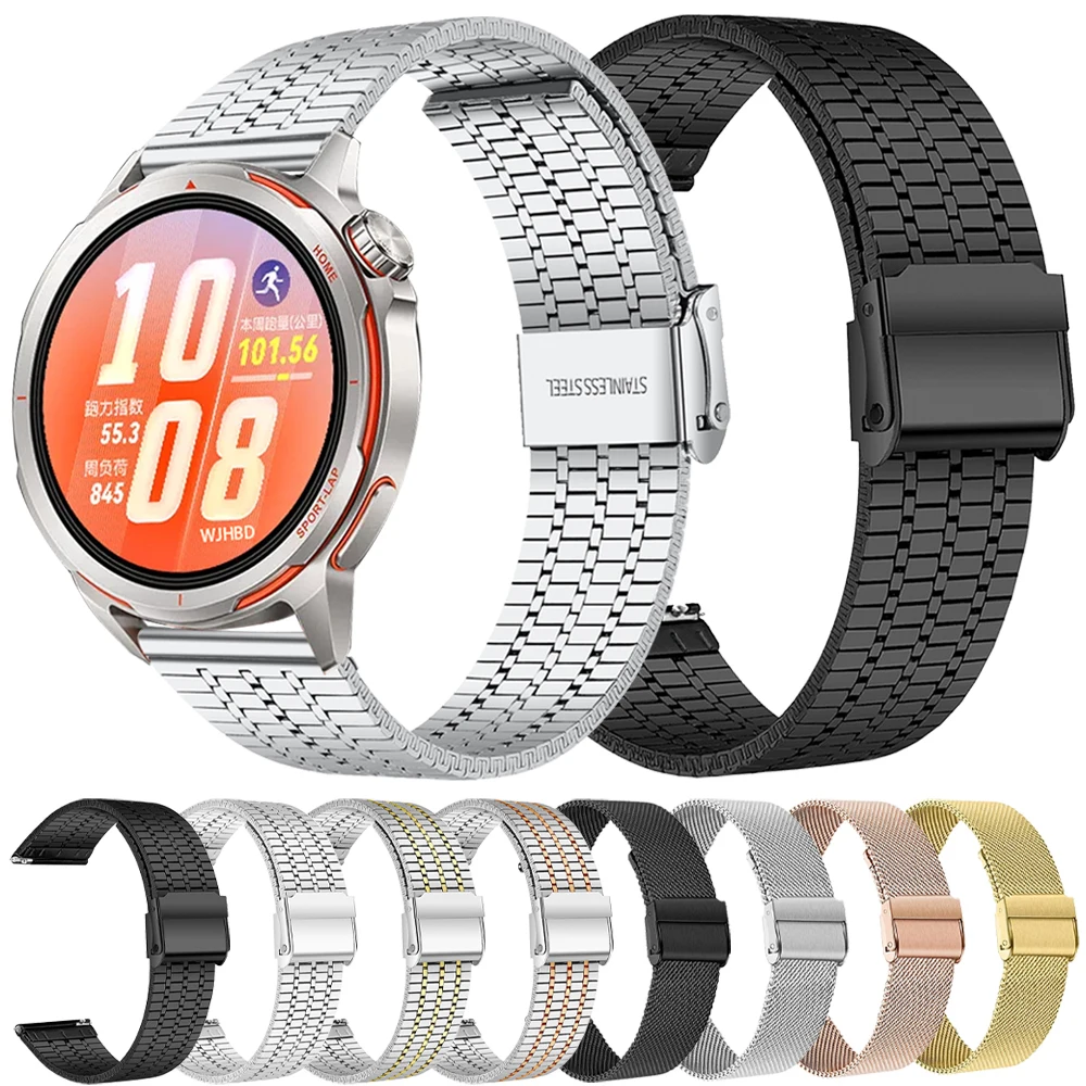 Für Huawei Watch Armband GT Runner 2 GT 6 5 4 3 2 2e 42mm 46mm Huawei Watch5 4 3/GT6 Pro Milanaise Uhrenarmband 20mm 22mm Metallbänder