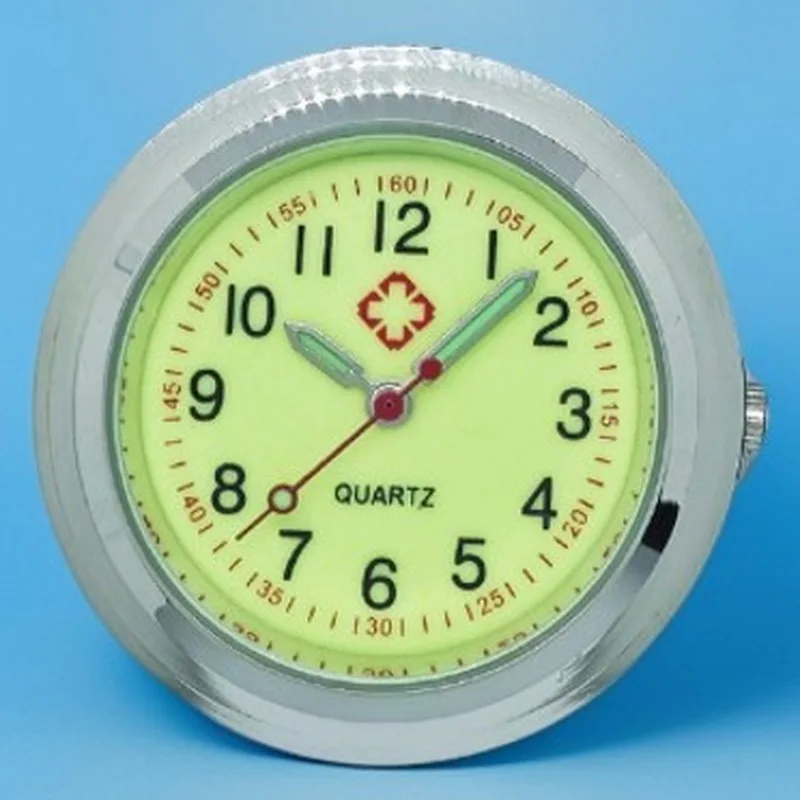 10pcs Paket Aksesoris Jam Tangan Logam untuk Perawat Dokter Jam Saku Meja Tempel Pelajar Hadiah Ujian