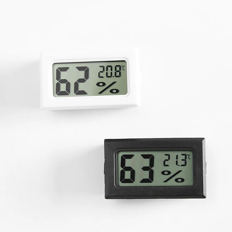 

FY-11 Embedded Mini Digital Hygrometer Thermo LCD Temperature Humidity Thermometer for Reptile Terrarium Pet Tank Cigar Humidor