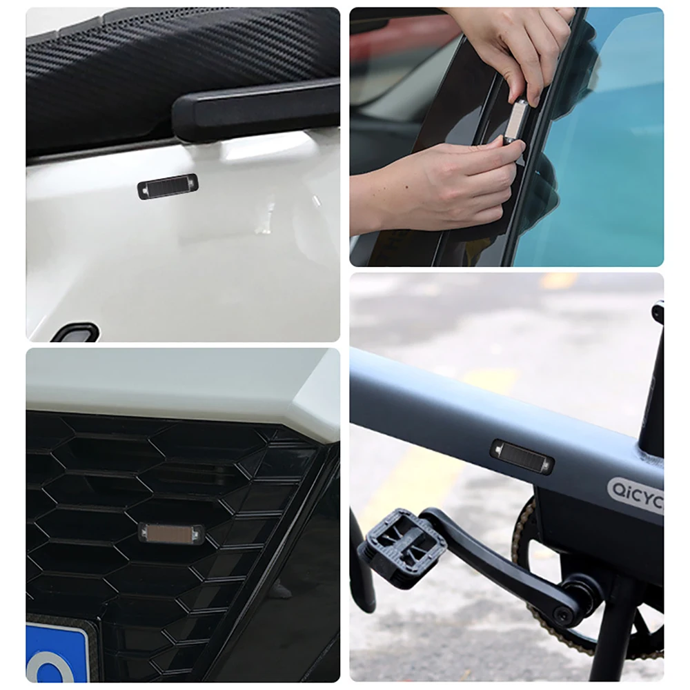 جديد الطاقة الشمسية تحذير ضوء لسيارات الدراجات النارية مصباح ليد جيب مؤشر في الليل الحذر ستروب تحذير ضوء مصباح جيد الإضاءة #6