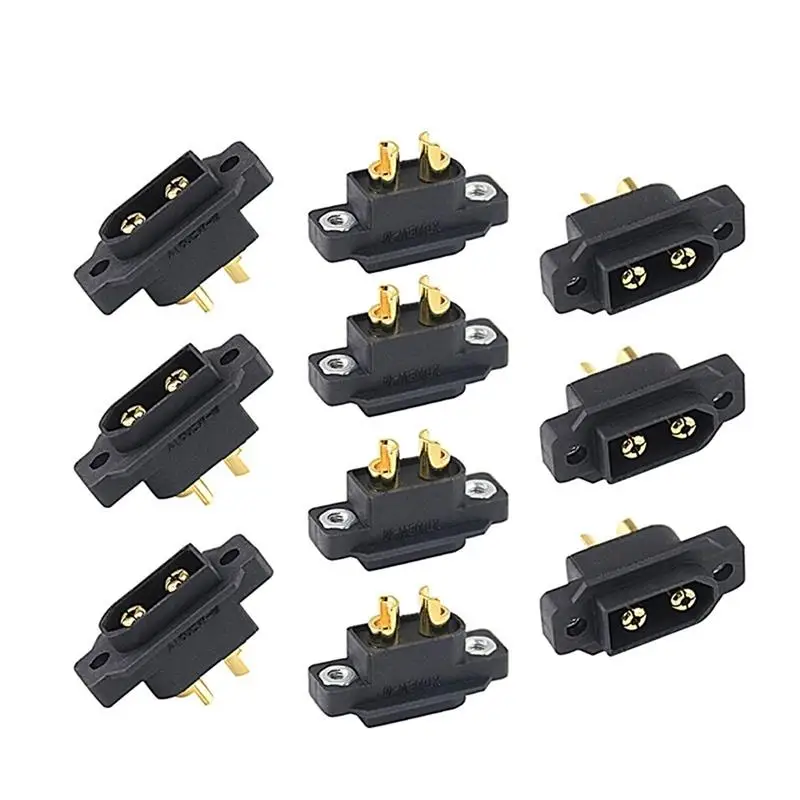 

Разъем Rc XT60, черный водонепроницаемый фиксированный разъем XT60EW-M для розетки XT60, для модели радиоуправляемого самолета, автомобиля, лодки, FPV Drone