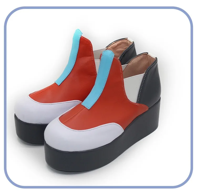 ضبابي تأثيري أحذية بو أحذية من الجلد أنيمي اكسسوارات تأثيري الدعائم هالوين كرنفال الأحذية مخصص