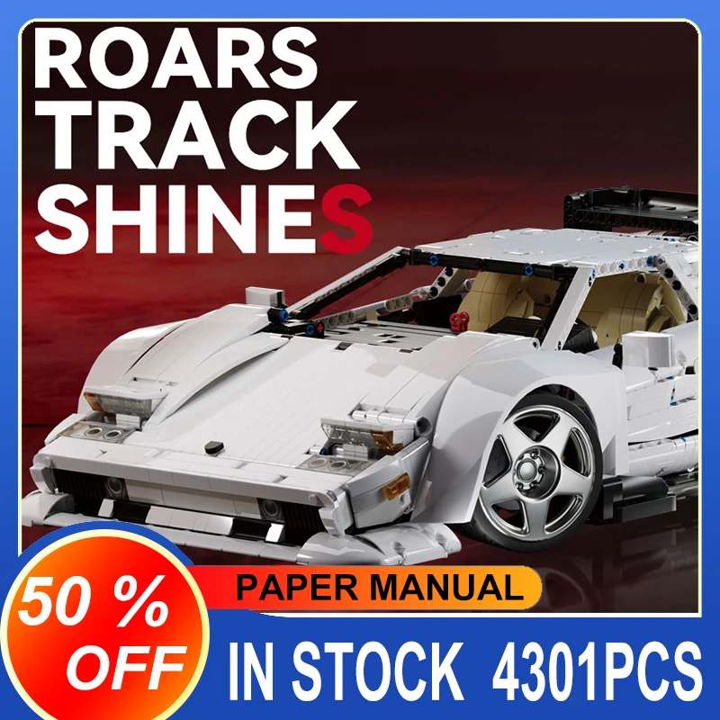 

TG MOC 10547 LAMBO Технический RC 1:8 Спортивный автомобиль Строительные блоки Модель Гоночные кирпичи Сборка игрушек для мальчиков Рождественский подарочный набор