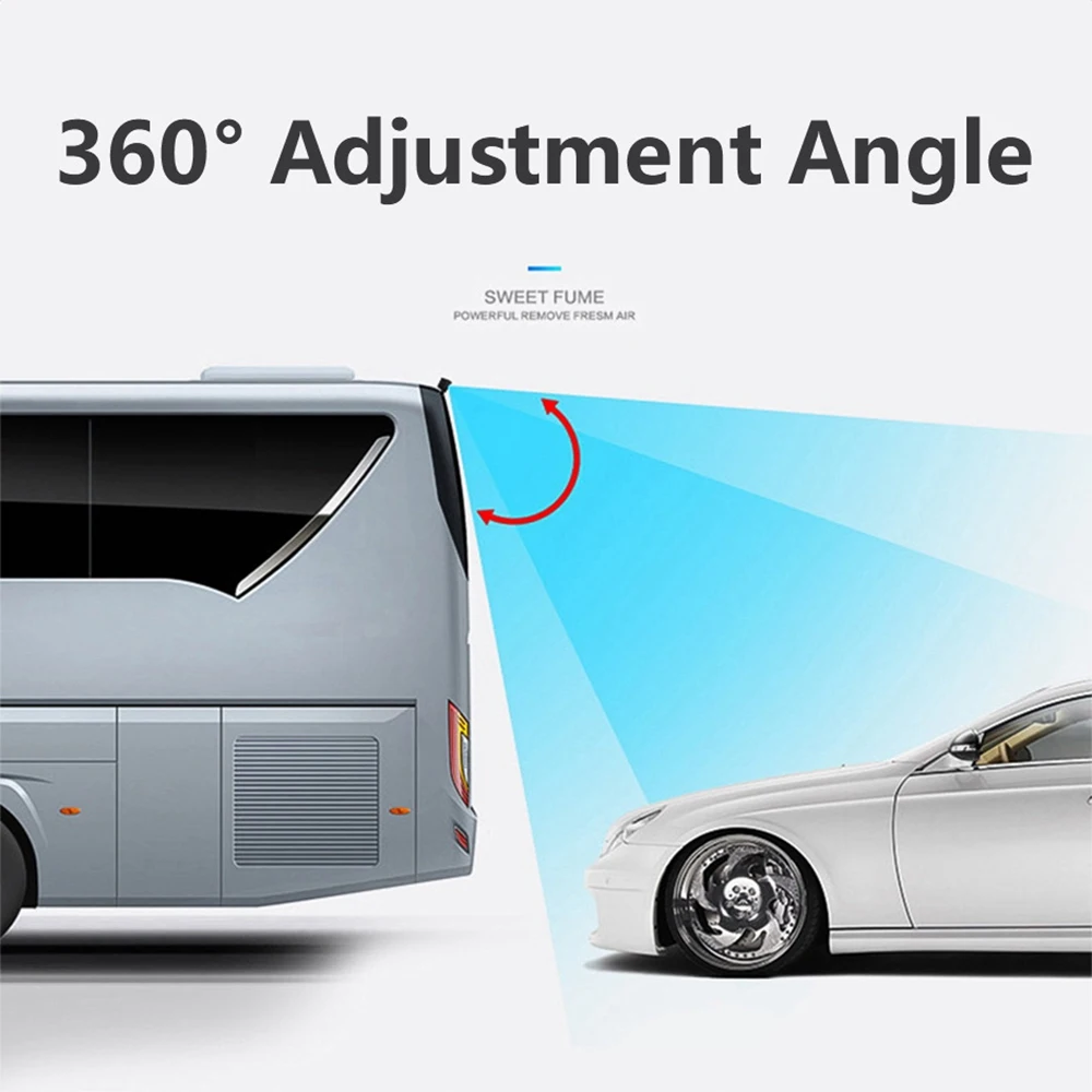 الطيران رئيس سيارة رصد الرؤية الخلفية ، عكس الكاميرا ، ترقية 700Tvl Ccd ، 18 المصابيح الحمراء ، 12 24V ، للشاحنات حافلة قافلة