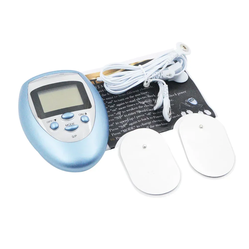 Elétrica Digital TENS EMS Massageador, Estimulador Muscular, Pulso, Costas, Pescoço, Alívio Da Dor, Eletrodo Massagem Pads, Massagem Corporal