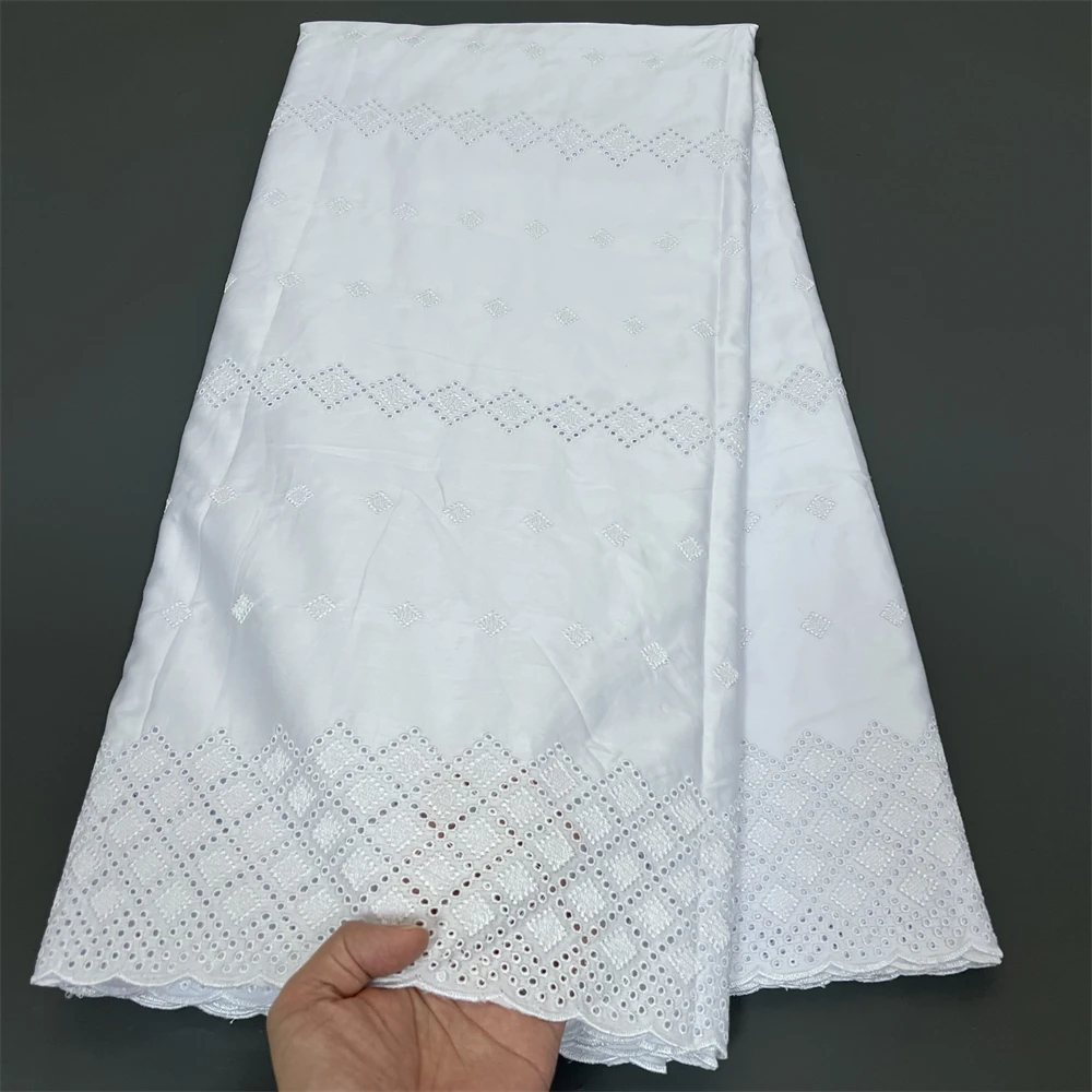 Tissu Africain en Dentelle Brodée pour Femme, Maille Perlée de Luxe Française, de Haute Qualité, Fait à la Main, Applique 3D, pour Robes de Mariée