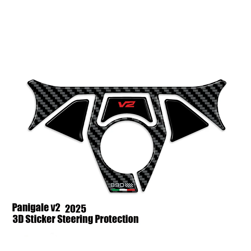 

Для мотоцикла Panigale V2 2025 3D эпоксидная защита рулевого управления декоративные наклейки 2025