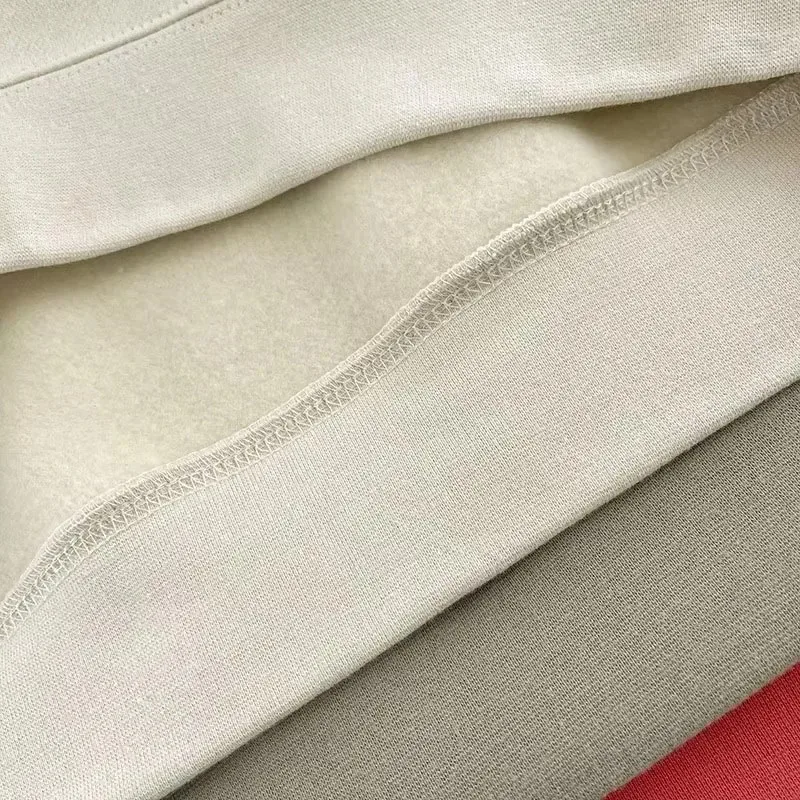 NWE سترة رجالية ماركة كلاسيكية FW22 بلوفر بشعار حرف قطيفة سترة فاخرة للزوجين ملابس رياضية قطنية كبيرة الحجم