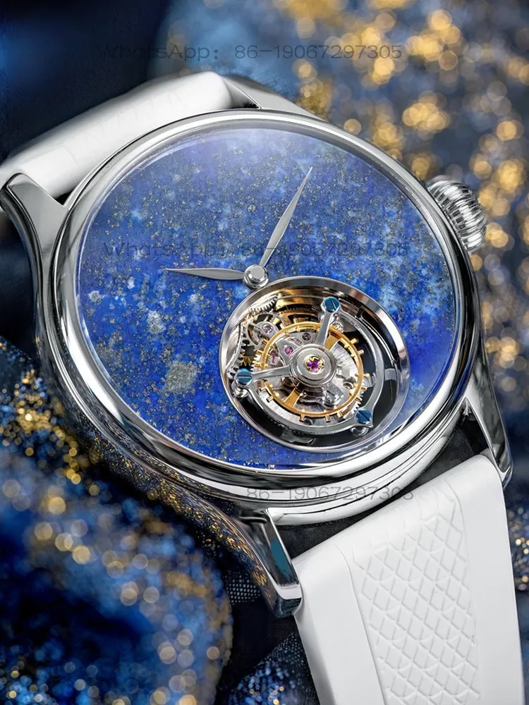 

Rock 42mm formal light luxury business tourbillon manual mechanical watch men
