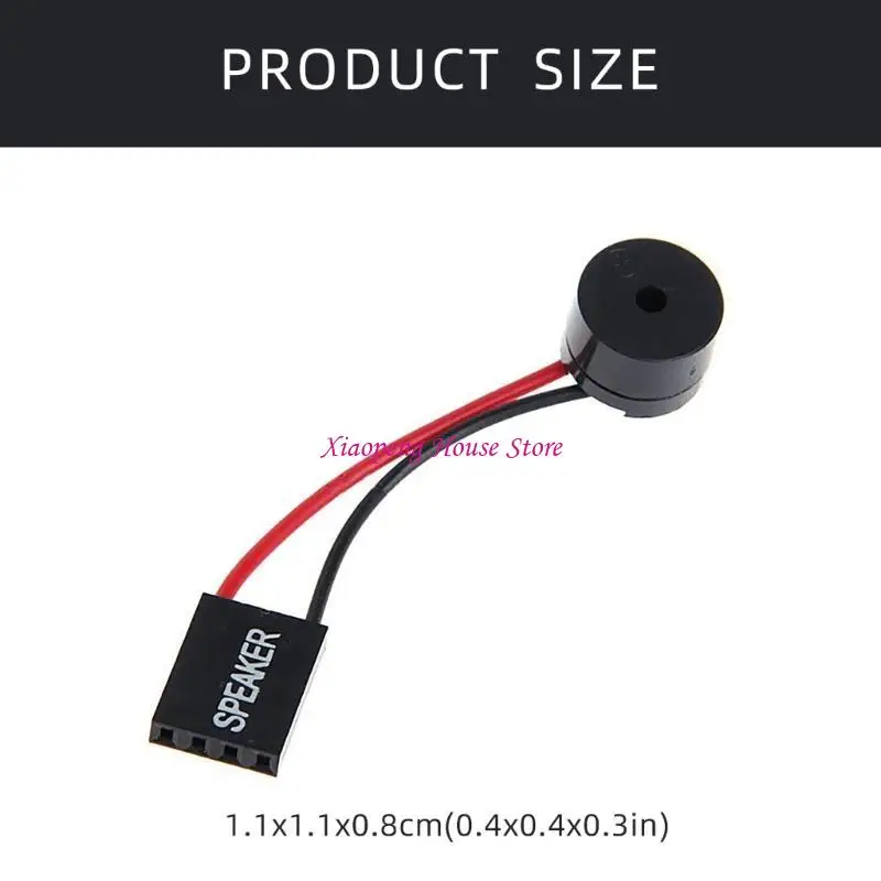 Compactly Mini Plugs Buzzer PC Board Speaker for Basic System Notification Sound 77JC