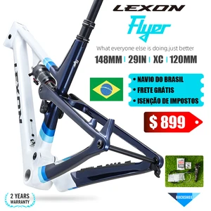 2024 Lexon Flyer Total Suspension Carbon MTB -Rahmen 29er 15.5/17.5/19/2 21 Mountainbike XC Tabelle 148x12mm Boost Bike Stücke 6 Hauptverkäufe Full Suspension Board - №4