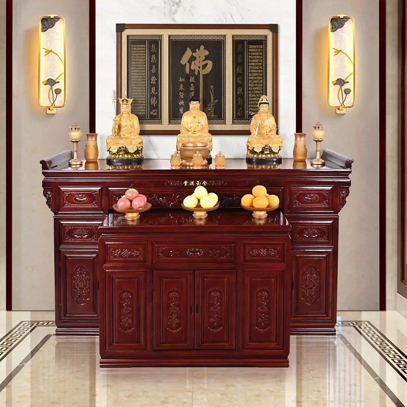 r5.21 Solid Wood Table Ashwood Middle Hall Buddha Altar Home Use Offering Table