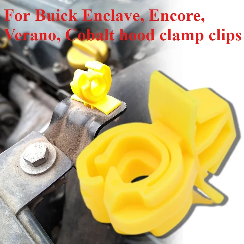 5PCS Car Hood Support Rod Clips Fastener Buckle for Buick Excelle Verano Cavalier - Automotive Accessory
