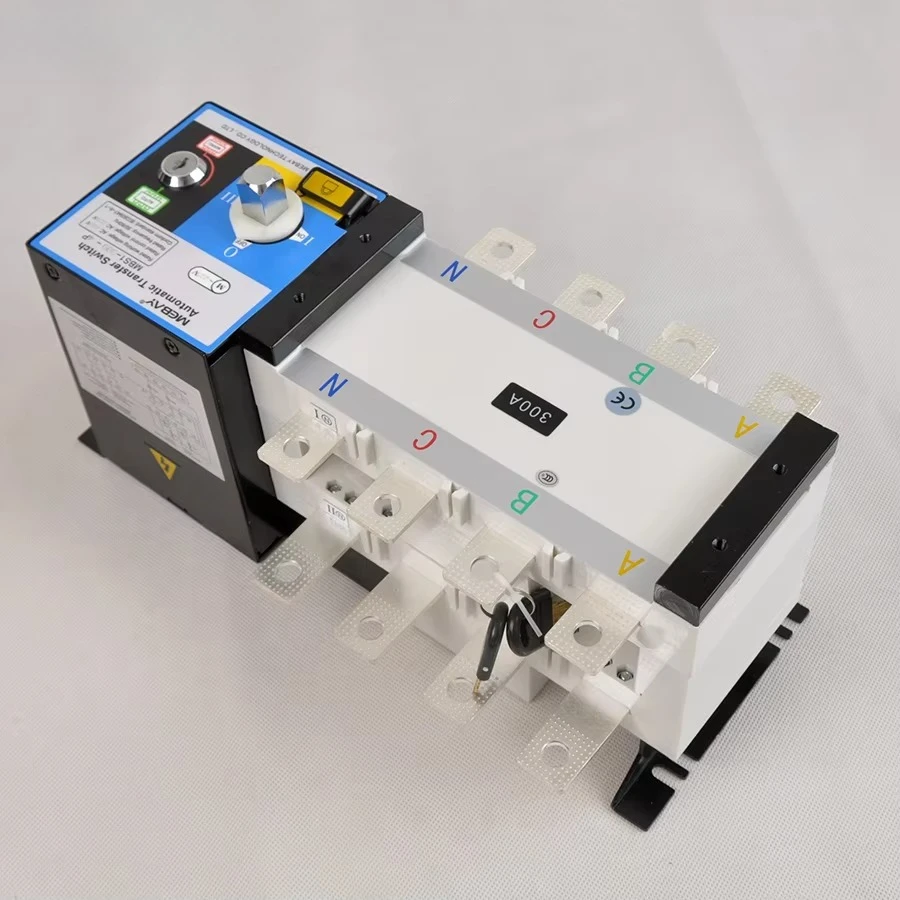 ATS 300A 4P Electrical Automatic Transfer Switch Dual Power Switch