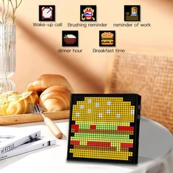 Smart LED Matrix Pixel Display 32*32 APP Control Programmable DIY Text Animation For Gaming Room Decor Desktop Animation Frame