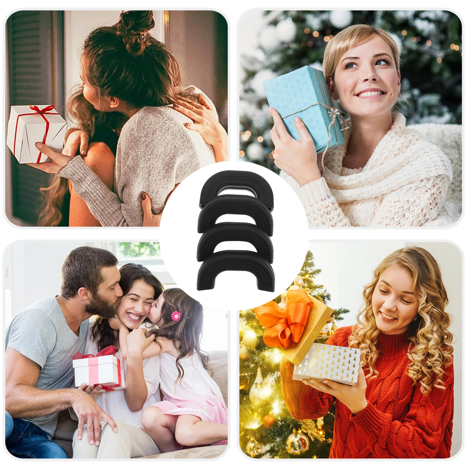 

4Pcs Silicone Pot Handle Holder Heat Resistant Insulation Sleeve Non-Slip Protector for Pans Woks Cookware Pot Handle Holder