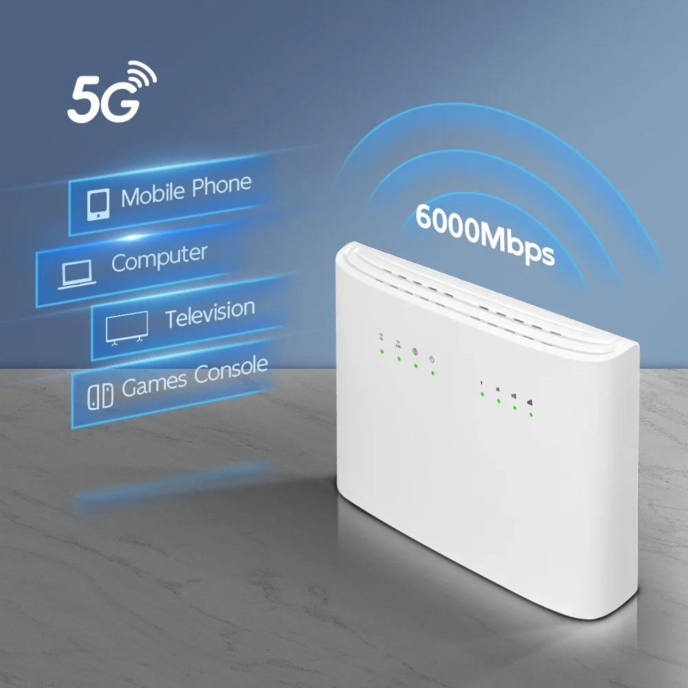 Selling High Speed Modem Wireless Hotspot CPE 5G LTE Wifi Router Sim Card 5g lte cpe