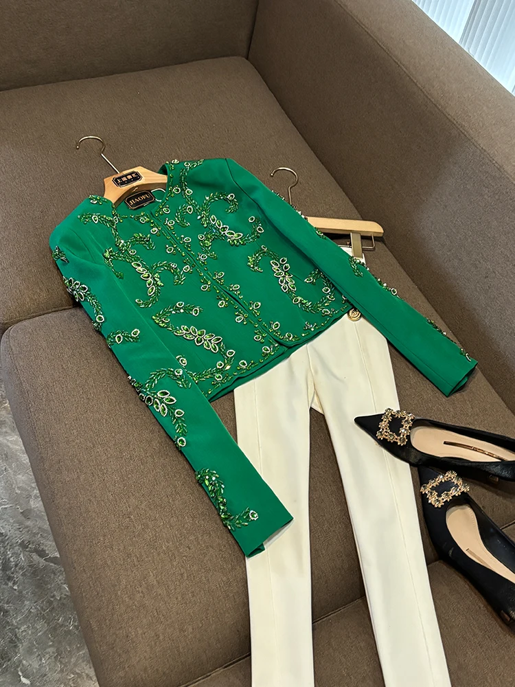 

Модный новый элегантный дизайн 2025, высококачественный длинный костюм све на одной пуговице, маленький костюм U65, длина для поездок на работу