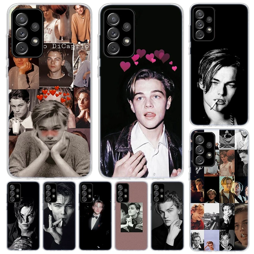 Leonardo Dicaprio Young Cover For Samsung Galaxy A51 A50 A71 A70 Phone Case A21S A31 A41 A10 A20E A30 A40 A01 A11 A6 A7 A8 A9 Co