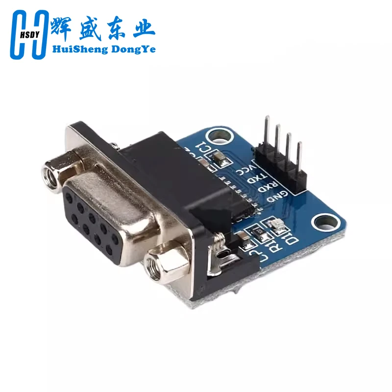 MAX3232 RS232 to TTL Serial Port Converter Module Female DB9 Connector MAX232 Flashing Board