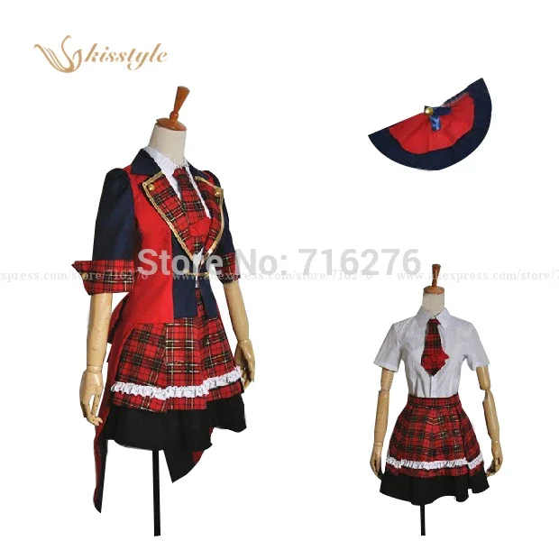 Kisstyle Fashion Anime AKB0048 Attack Group Atsuko Maeda Uniform Cosplay Costume Custom-Made