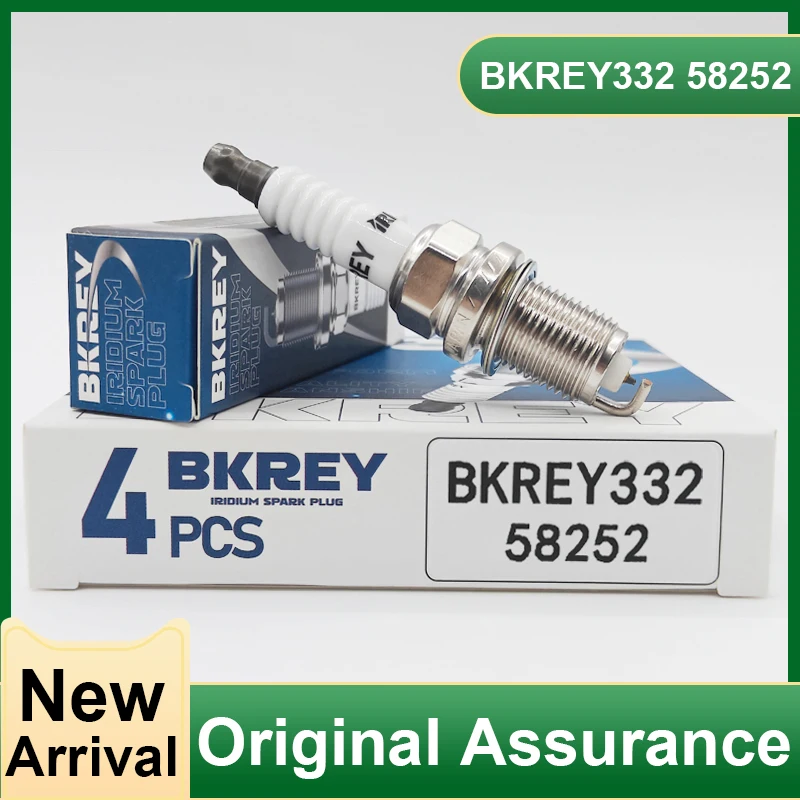 4/20pcs 12122158252 FR7KPP332 Iridium Spark Plug For BMW E46 E60 E65 E70 E88 E90 E92 X5 550i 650i 750i 750Li For BKREY332 58252