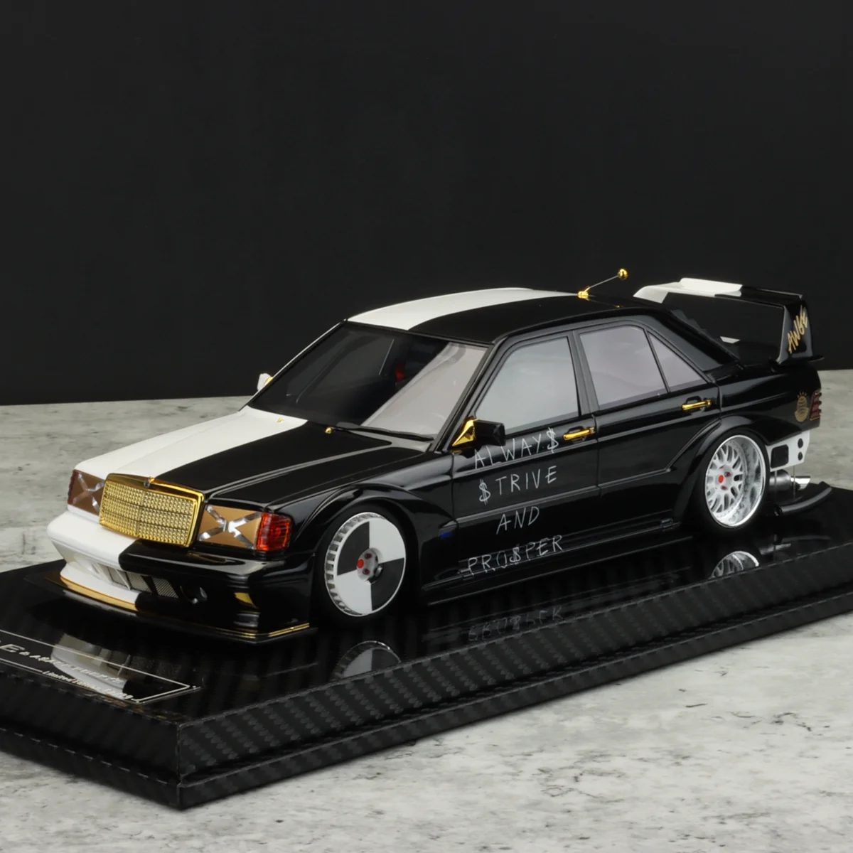 樹脂静的自動車モデル,おもちゃ,ギフト,Vipスケールモデル,1:18,190e,ロッキーシミュレーション,限定版