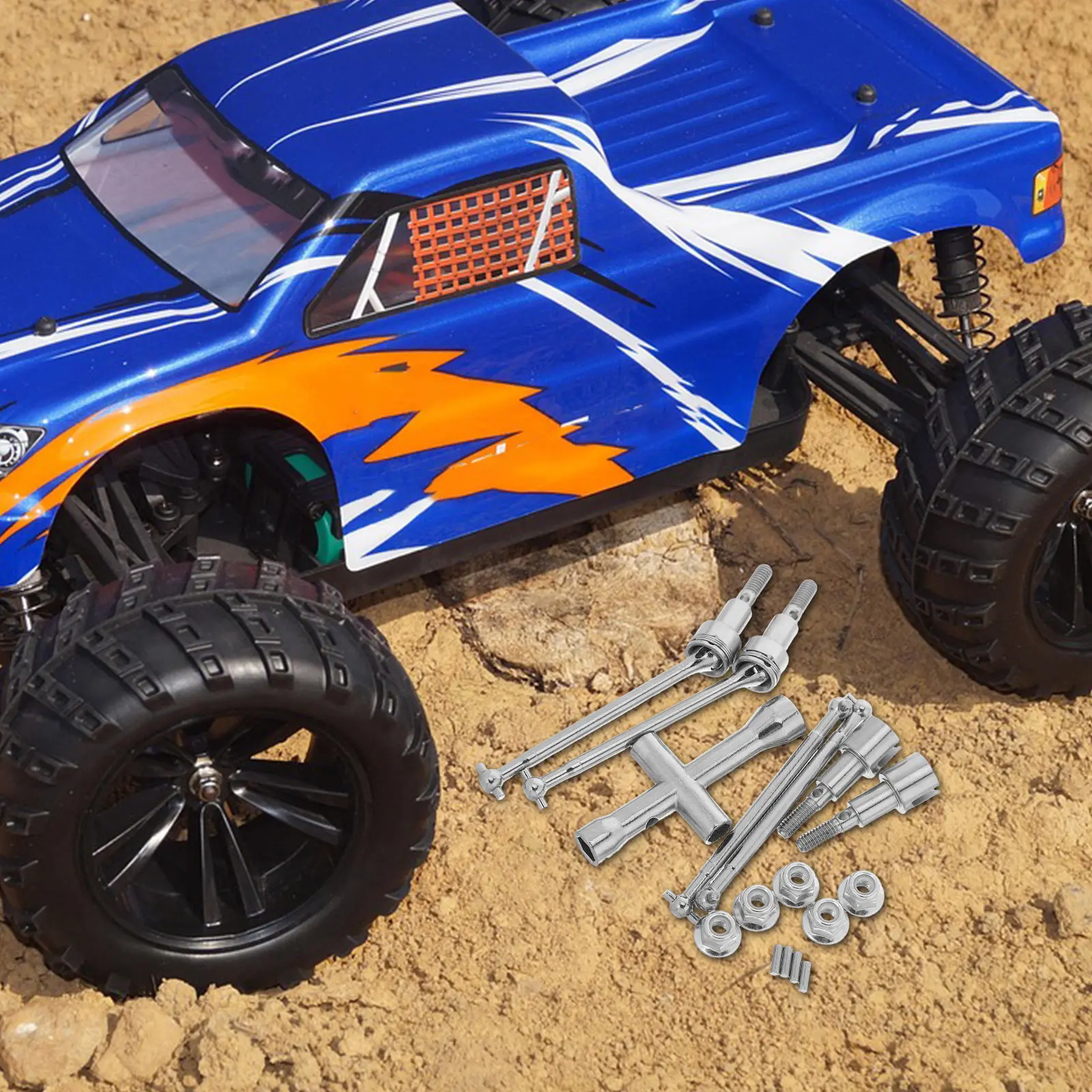Metal Drive Shaft Parts for Rc Cars Front and Rear Replacement Compatible with 16101-6312 Models High Strength Enhanced