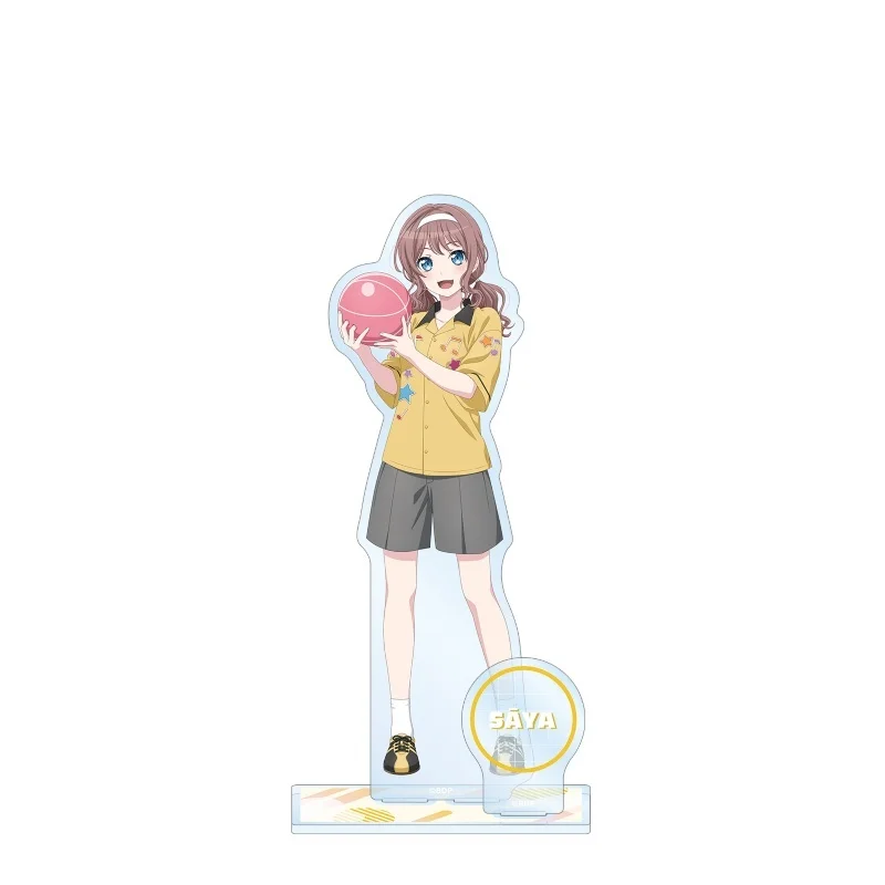 15cm Anime BanG Dream! Acrylic figure stand Kanon Sāya Ran Maya Lisa Imai Cosplay Prop Decor Cartoons keychain Toys Gifts