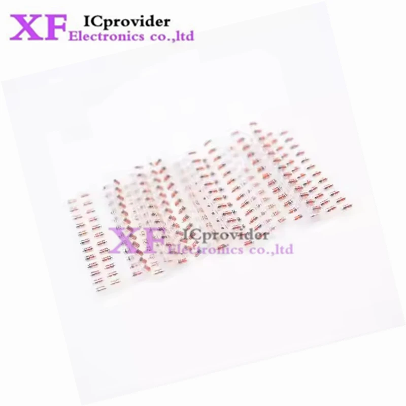150pcs LL34 1/2W SMD Zener Diode Assorted Kit 0.5W 3V - 24V LL4148 15Values Each 10pcs DIY Sample Pack