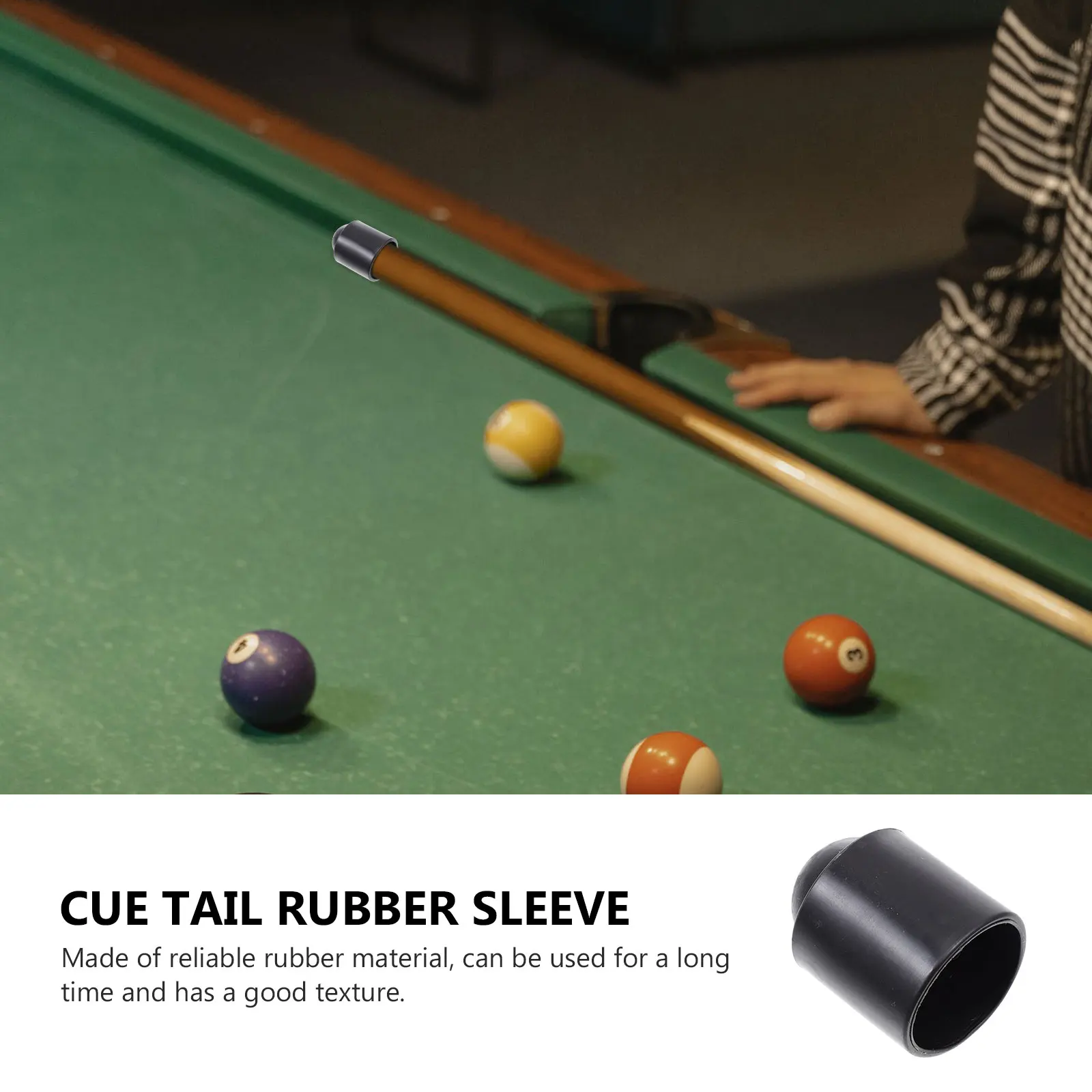 

20Pcs Pool Cue End Protecting Covers Easy Cue Box Essential Billiards Accessories Billiard Cues End Protector