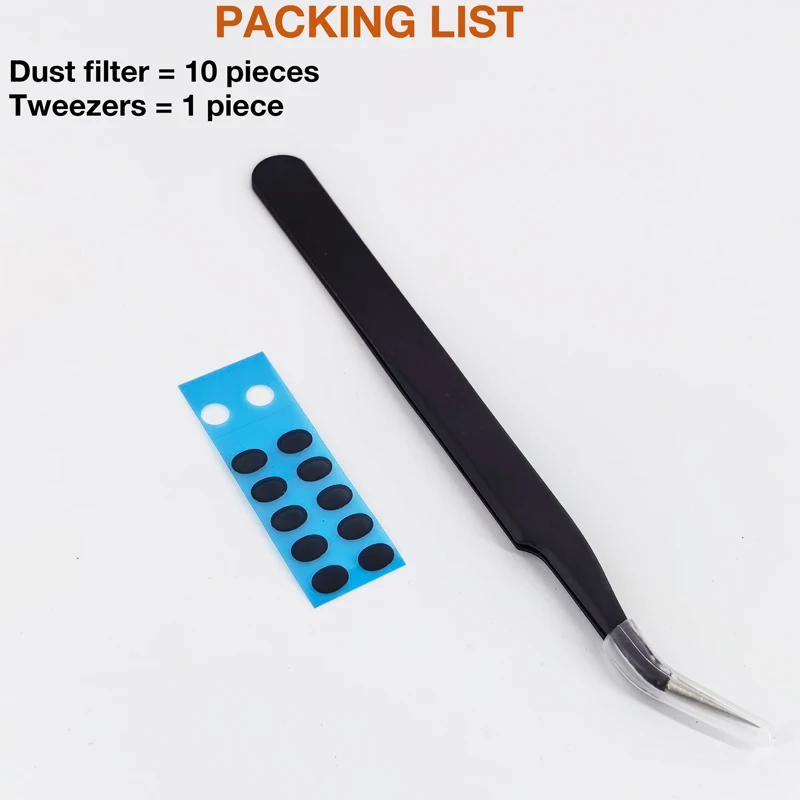 Earbud Dust Filter Mesh Replacement for Skullcandy Rail ANC/Rail / Dime 3 Wireless Earbuds, 10 Pieces