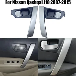 2PCS Interior Inner Door Handle For Nissan Qashqai J10 2007-2015 80944-JE50A 80945-JE50A Door Catcher Inner Handle LEFT RIGHT