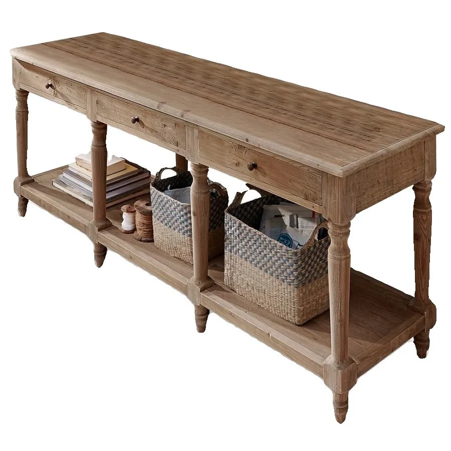 

American side cabinet, all solid wood restaurant wine cabinet, light luxury simple locker, European-style entrance