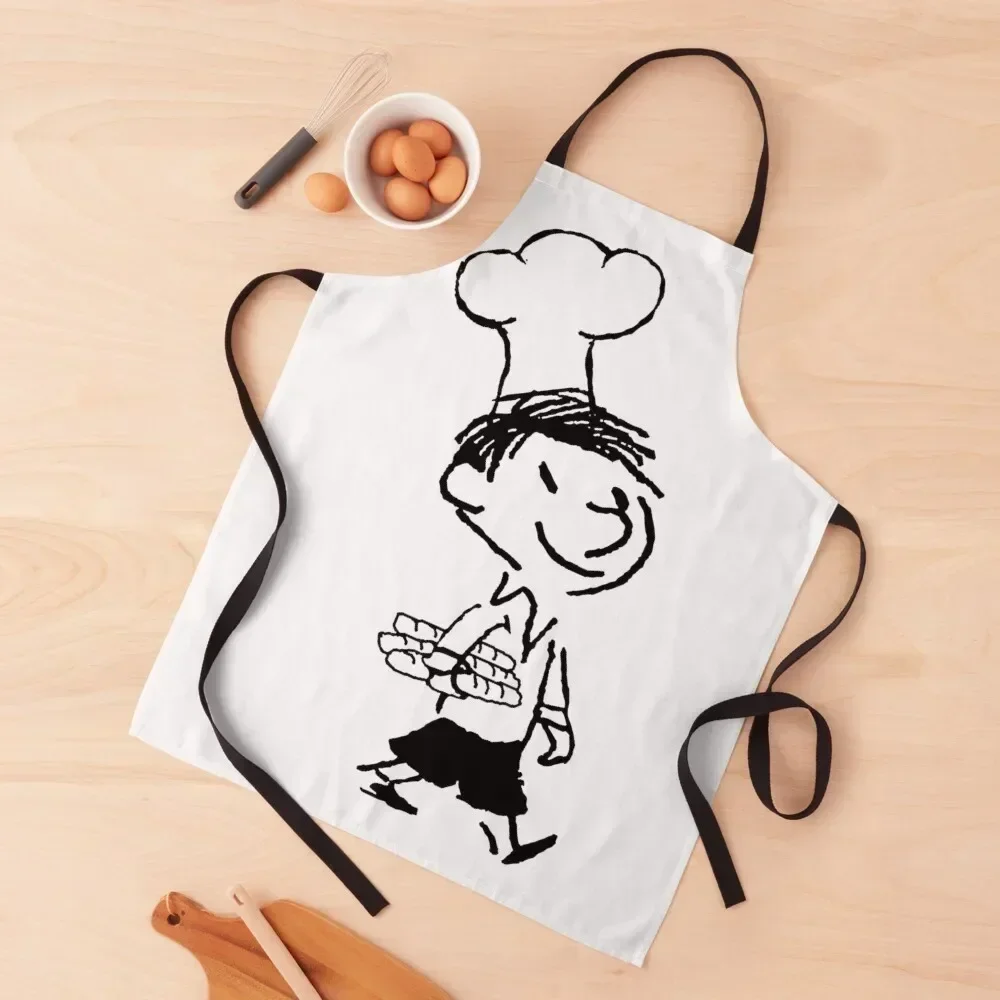 

Le cuisiner Nicolas Apron Chef Uniform For Men Waterproof Kitchen For Women Kitchen Kawaii Accessories women's work Apron