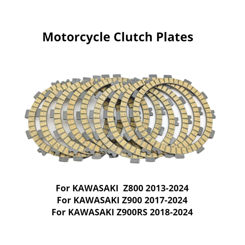 Motorcycle Clutch Friction Plates Kit For Kawasaki Z800 2013 - 2024 Z900 Z900RS 2018 - 2024 Clutch Plate