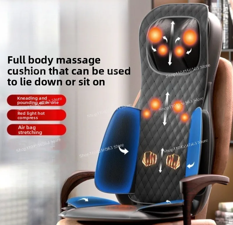 Massage Cushion Back Waist Cervical Spine Full Body Multifunctional Massager Instrument Chair Cushion Car Home
