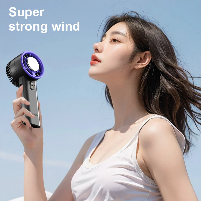 Портативные криогенные летние охлаждающие вентиляторы, мини-воздухоохладитель для холодного воздуха, длительный срок службы батареи для женщин и девушек, подарок на день рождения