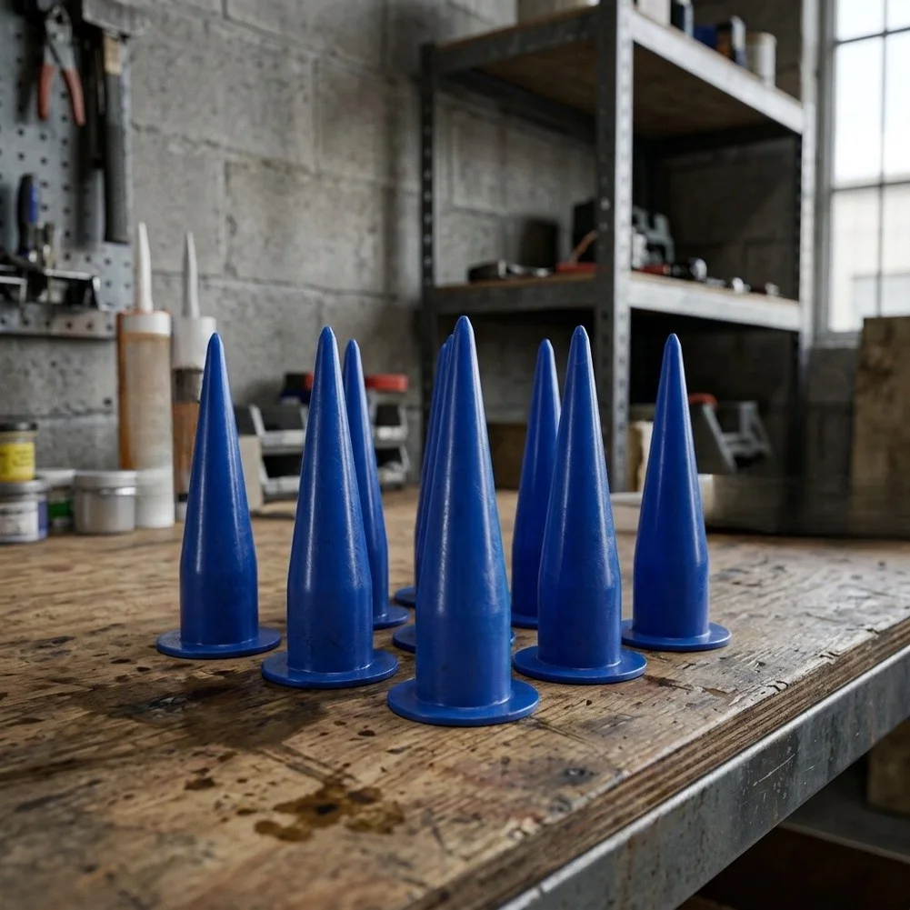10pcs PP Cone Nozzles Trimmable Tip For Sausage & Bulk Caulk For Gas For Neat Sealing High‑volume Fast Flow Tools Accessories